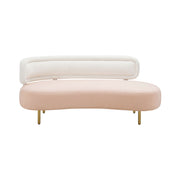 Tischa - Boucle Velvet Sofa - R&R Furniture Gallery (Fountain Valley, CA)