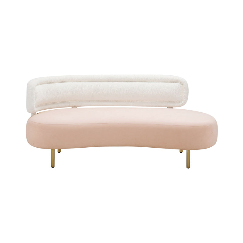 Tischa - Boucle Velvet Sofa - R&R Furniture Gallery (Fountain Valley, CA)