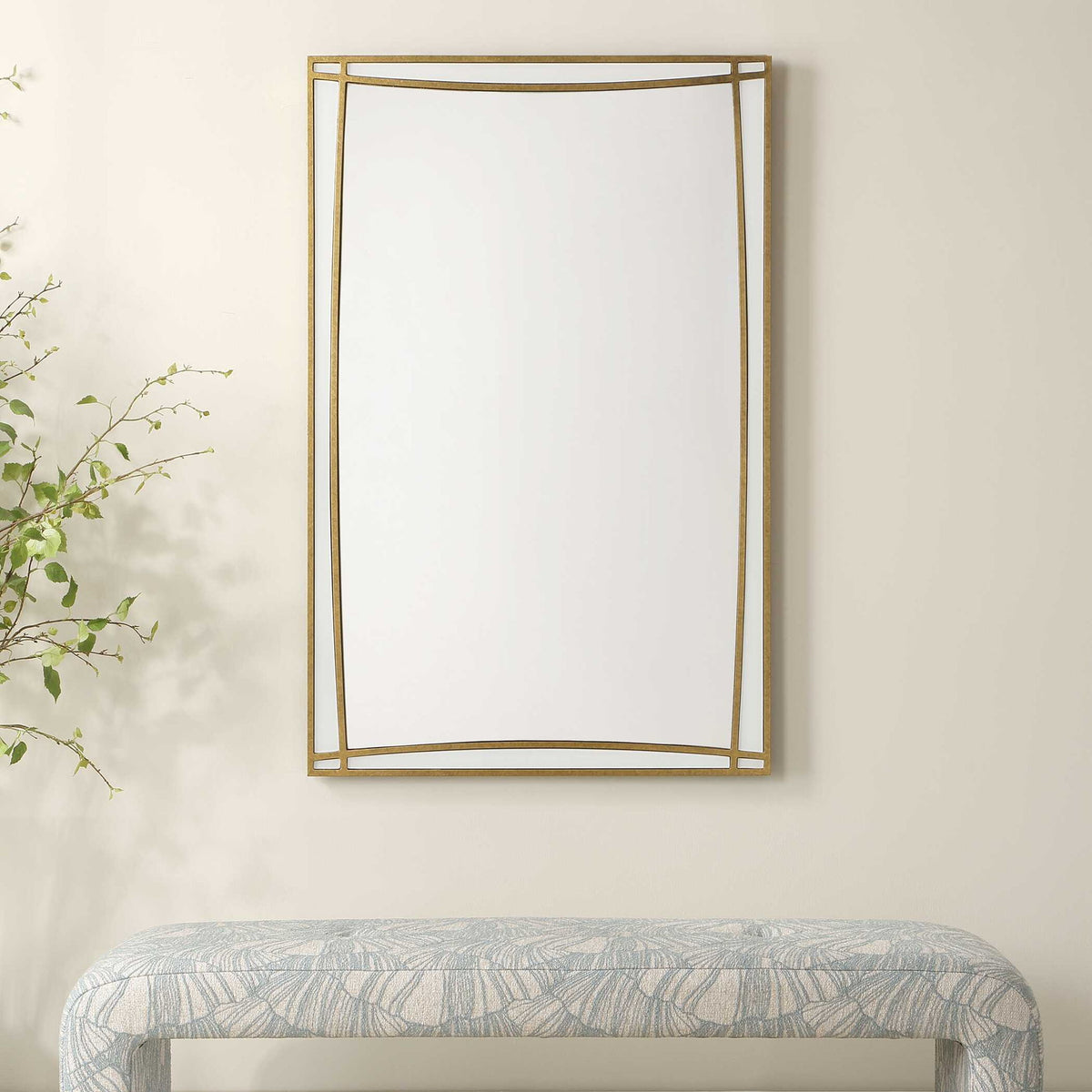 Florence - Mirror - Antique Gold