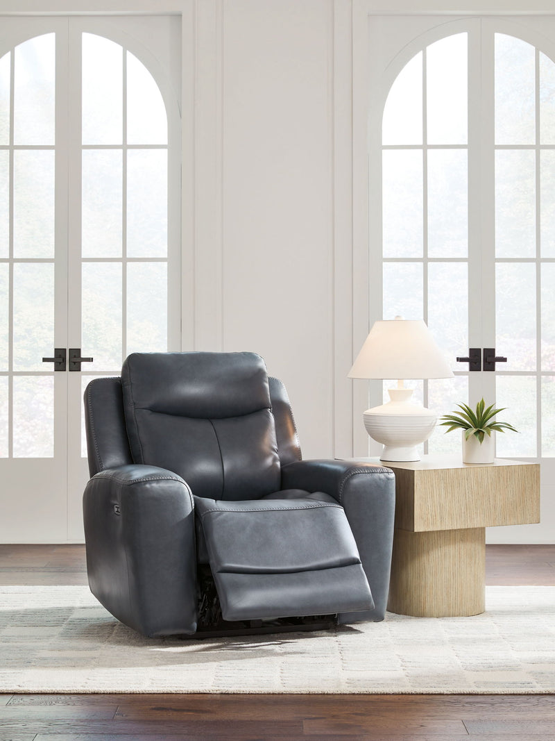 Next Move - Power Recliner With Adjustable Headrest - R&R Furniture Gallery (Fountain Valley, CA)