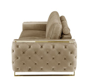 1051 - Contemporary Velvet Sofa - R&R Furniture Gallery (Fountain Valley, CA)
