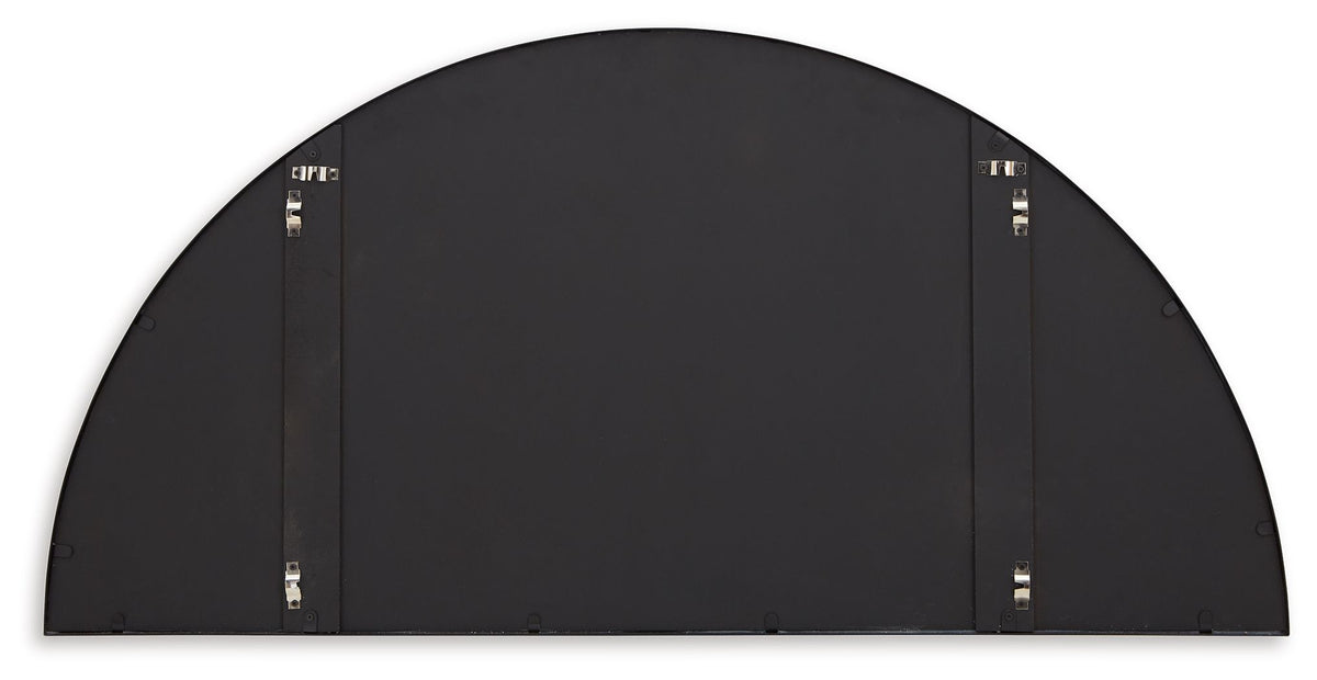 Denlow - Accent Mirror - Black - R&R Furniture Gallery (Fountain Valley, CA)