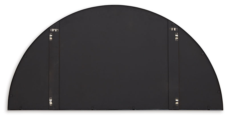 Denlow - Accent Mirror - Black - R&R Furniture Gallery (Fountain Valley, CA)