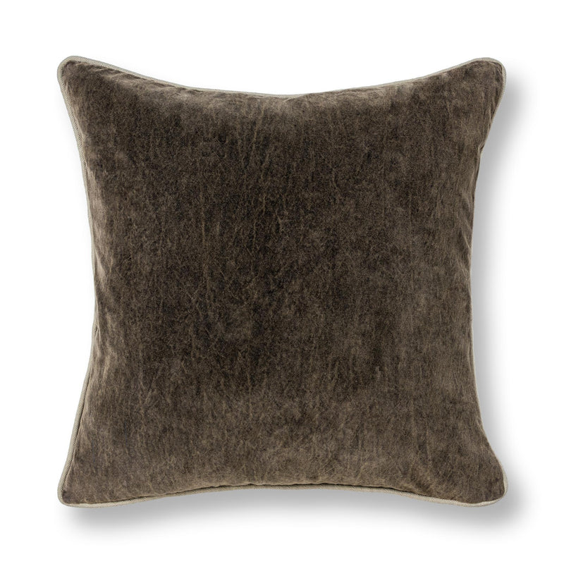 Elegant heirloom velvet accent pillow by Classic Home featuring luxurious velvet fabric and classic design.