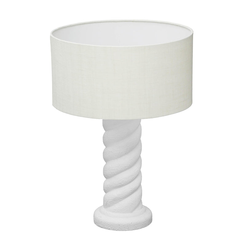 Rapunzel - Table Lamp - White And Cream - R&R Furniture Gallery (Fountain Valley, CA)