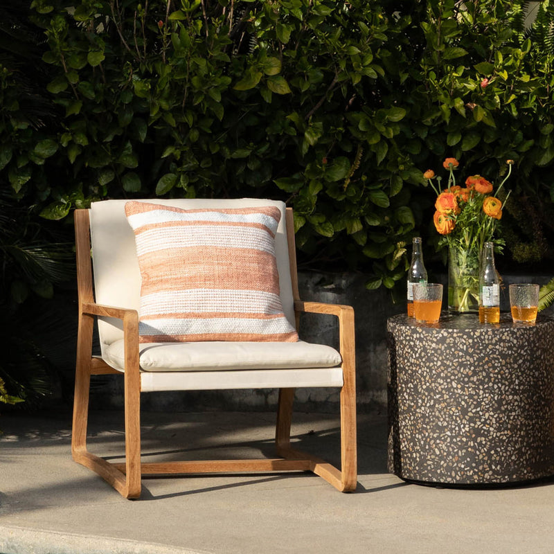 Wilfred - Outdoor Pillow - Terracotta