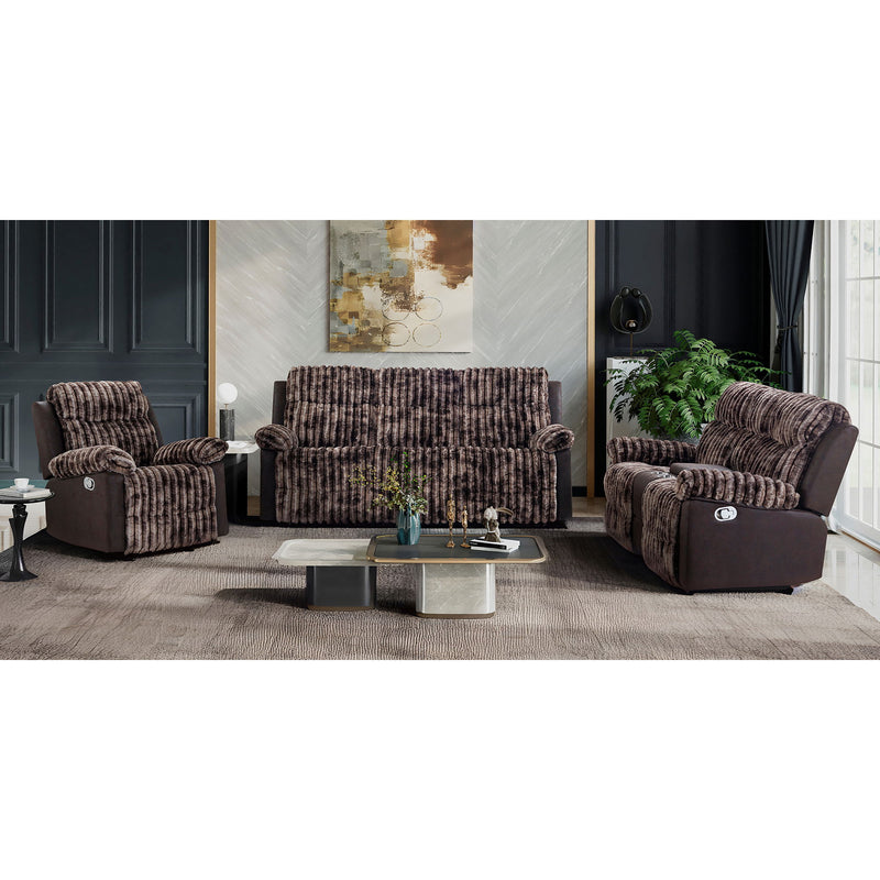 Bruni - Console Reclining Loveseat With Manual Recline - R&R Furniture Gallery (Fountain Valley, CA)