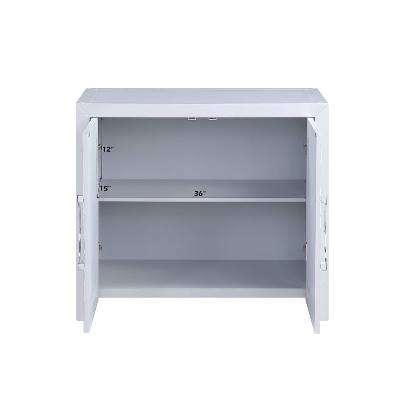 Cicero - Console Cabinet - Platinum - R&R Furniture Gallery (Fountain Valley, CA)