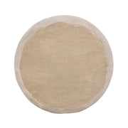 Outdoor lightweight concrete side table by Noble House featuring a natural finish, perfect for patio or garden decor.