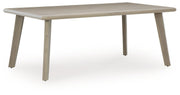 Cliff Trails - Rectangle Dining Table With Umbrella Option - Beige - R&R Furniture Gallery (Fountain Valley, CA)
