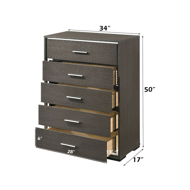 Escher - Chest - Gray Oak - R&R Furniture Gallery (Fountain Valley, CA)