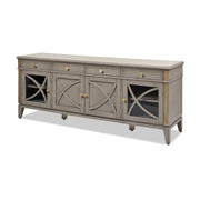 Dauphin - TV Stand Storage Display Console Table - Gray Cashmere - R&R Furniture Gallery (Fountain Valley, CA)