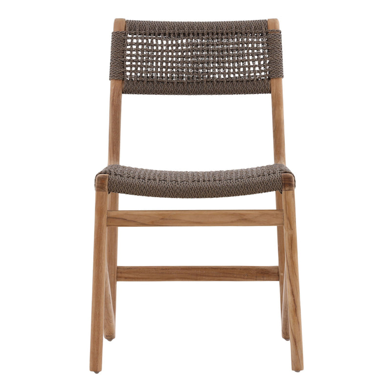 Ysidro - Outdoor Dining Chair - Gray And Natural