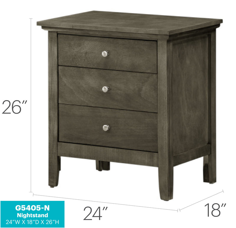 3 Drawer Nightstand & Dove Tailed Drawers - R&R Furniture Gallery (Fountain Valley, CA)