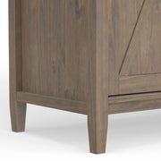 Ela - Sideboard With Wine Storage - Smoky Brown - R&R Furniture Gallery (Fountain Valley, CA)