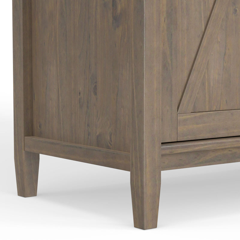 Ela - Sideboard With Wine Storage - Smoky Brown - R&R Furniture Gallery (Fountain Valley, CA)