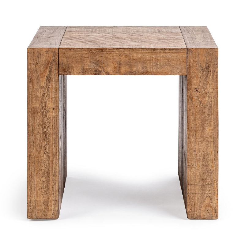 Classic Home Clayton coffee table with wooden top and metal legs, ideal for living room decor.