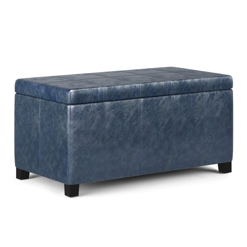 Dover - Upholstered Storage Ottoman Bench - R&R Furniture Gallery (Fountain Valley, CA)