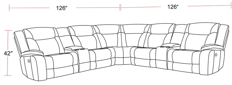Blake - Sectional - R&R Furniture Gallery (Fountain Valley, CA)