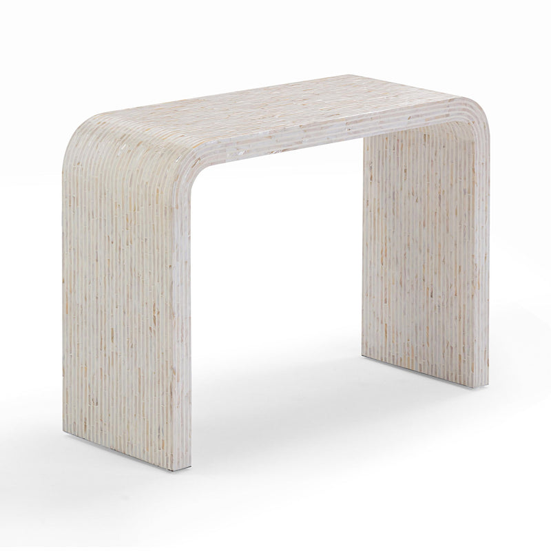 Opus - Console Table - Cream - R&R Furniture Gallery (Fountain Valley, CA)