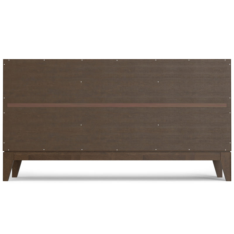Harper - 3 Door Sideboard Buffet / Storage Cabinet - Walnut Brown - R&R Furniture Gallery (Fountain Valley, CA)