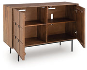 Juddins - Accent Cabinet - Brown - R&R Furniture Gallery (Fountain Valley, CA)