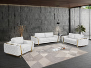 1050 - 3-Piece Sofa Set - White - R&R Furniture Gallery (Fountain Valley, CA)