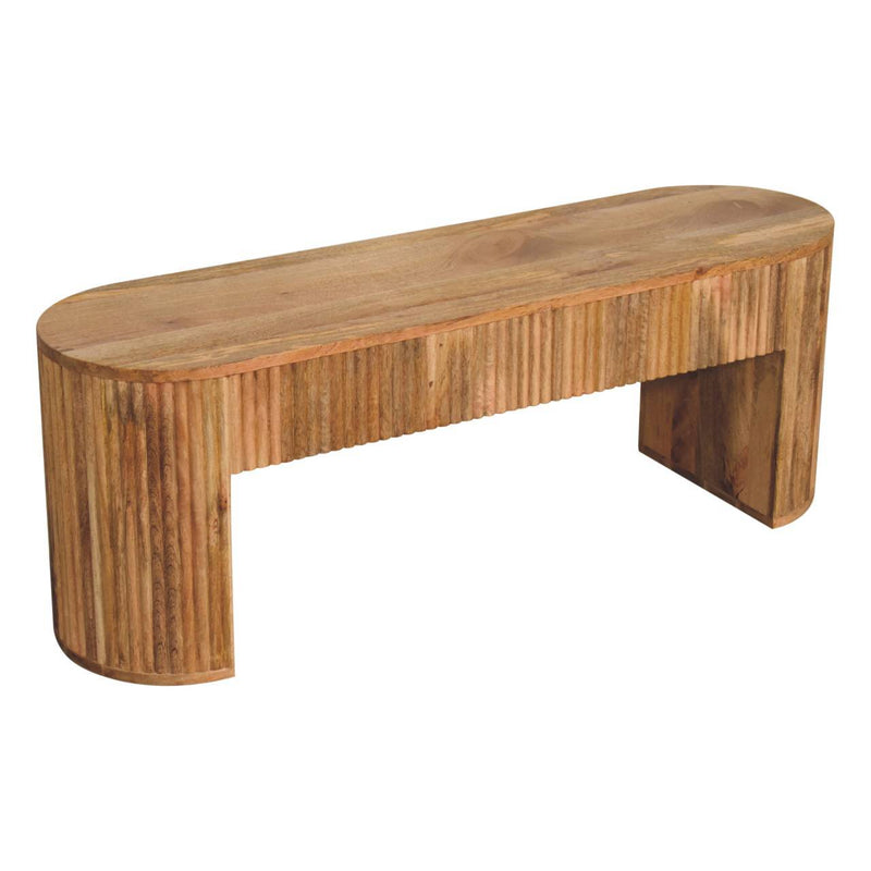 Soba - Straight Media Unit - Oak - R&R Furniture Gallery (Fountain Valley, CA)