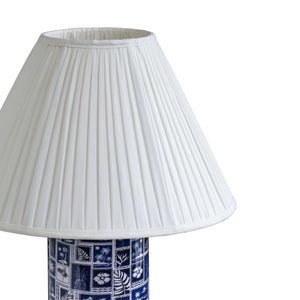 Stamp - Pleated Table Lamp - Blue