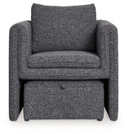Vreni - Accent Chair - Charcoal / Black - R&R Furniture Gallery (Fountain Valley, CA)