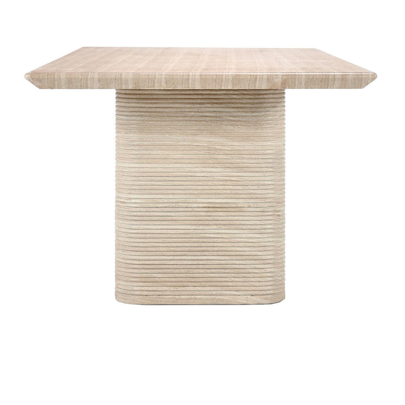 Aiden - Outdoor Dining Table - Beige - R&R Furniture Gallery (Fountain Valley, CA)