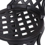 Bono Metal Bistro Set - Black - R&R Furniture Gallery (Fountain Valley, CA)