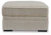 Calnita - Ottoman With Storage - Sisal - R&R Furniture Gallery (Fountain Valley, CA)