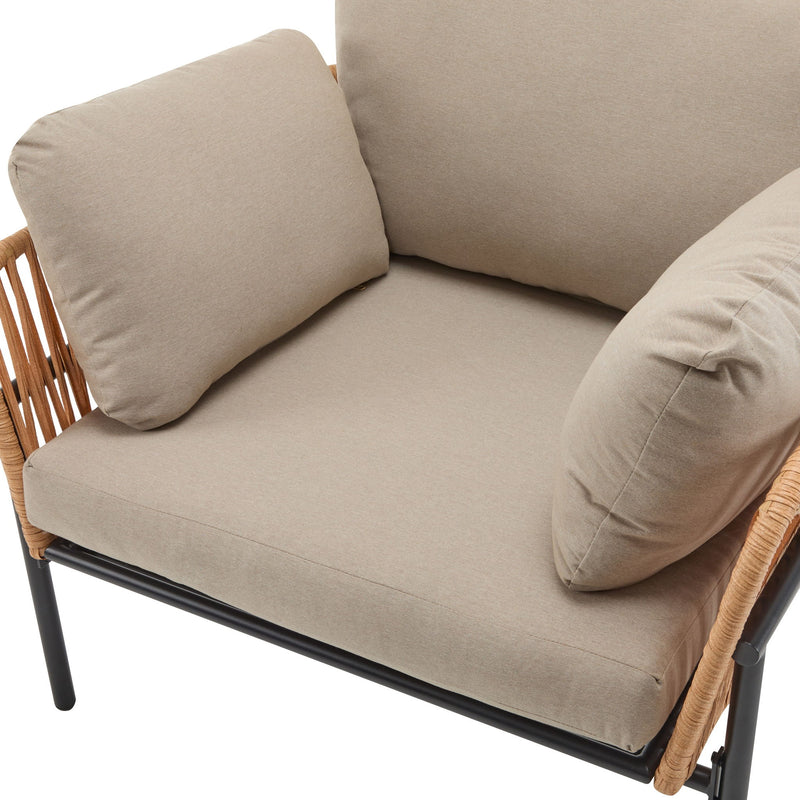 Rope Lounge Chair With Cushions For Modern Spaces - R&R Furniture Gallery (Fountain Valley, CA)