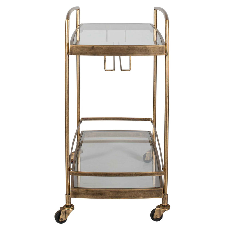 Scarritt - Bar Cart - Antique Brass