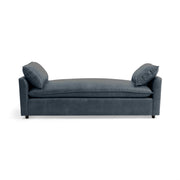 Classic Home Caplan backless sofa daybed with plush upholstery and modern design, shown in a cozy living space.