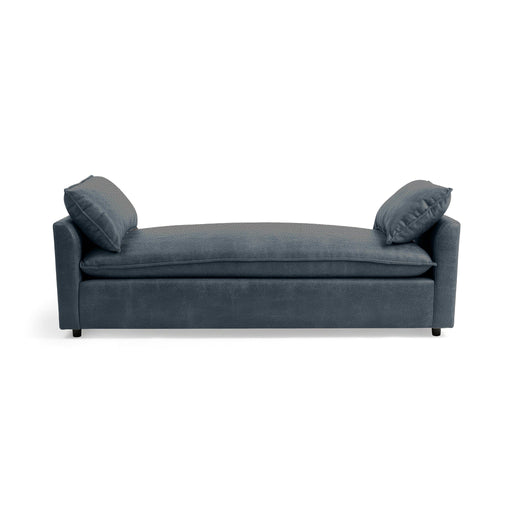 Classic Home Caplan backless sofa daybed with plush upholstery and modern design, shown in a cozy living space.