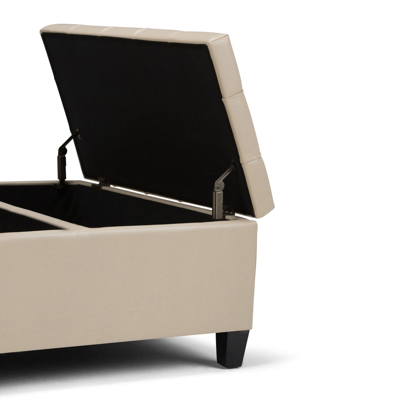 Harrison - Upholstered Coffee Table Storage Ottoman - R&R Furniture Gallery (Fountain Valley, CA)