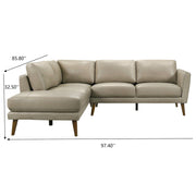 Benson - Sectional Sofa With Chaise - R&R Furniture Gallery (Fountain Valley, CA)
