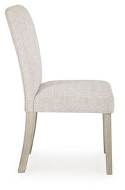 Larawyn - Dining Upholstered Side Chair (Set of 2) - Bisque - R&R Furniture Gallery (Fountain Valley, CA)