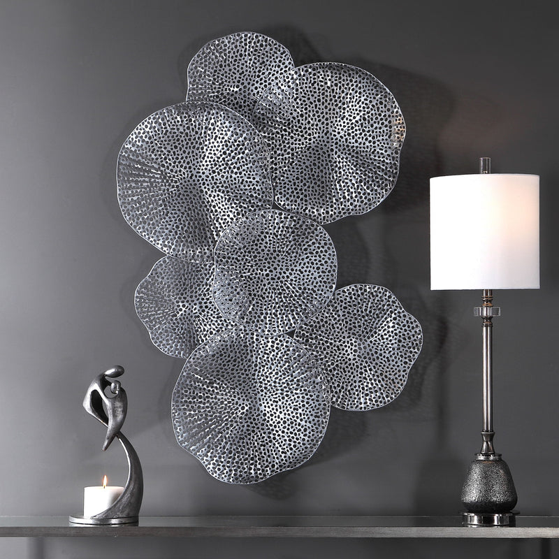 Uttermost Ripley metal wall art decor featuring intricate geometric design in a modern style for wall decoration.