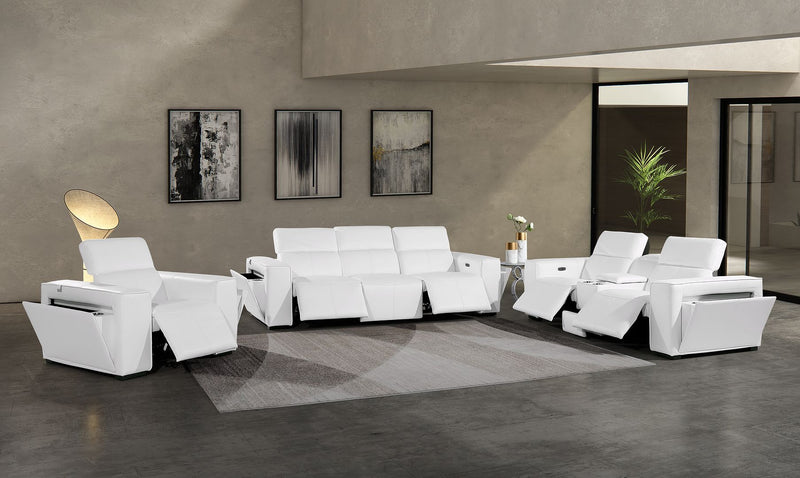 1224 - 7-Piece Modular Power Reclining Sofa, Loveseat & Chair Set In With 5 Power Recliners & Power Headrests