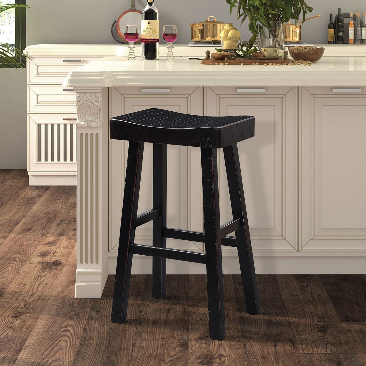 Biasca - 29" Stool, (2/CTN), Black