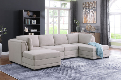 Kristin - Fabric Reversible Sectional Sofa - R&R Furniture Gallery (Fountain Valley, CA)