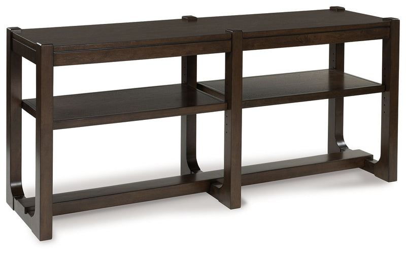 Breckington - Sofa Table - Dark Brown - R&R Furniture Gallery (Fountain Valley, CA)