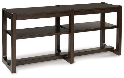 Breckington - Sofa Table - Dark Brown - R&R Furniture Gallery (Fountain Valley, CA)