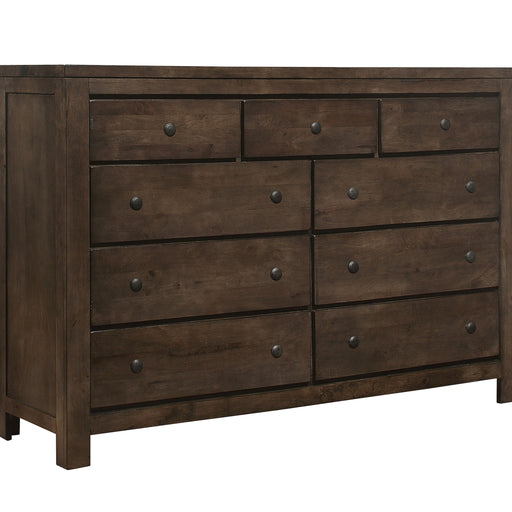 9 Drawer Dresser - Brown - Wood - R&R Furniture Gallery (Fountain Valley, CA)