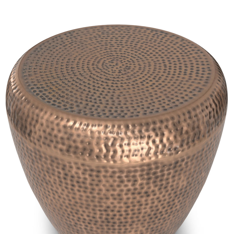 Preston - Handcrafted Metal Side Table - R&R Furniture Gallery (Fountain Valley, CA)