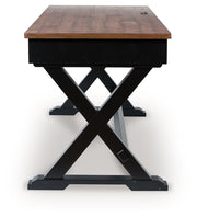 Wildenauer - Home Office Desk - Brown / Black - R&R Furniture Gallery (Fountain Valley, CA)