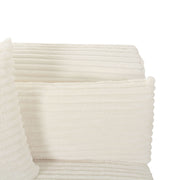 Tarra - Fluffy Oversized Corduroy Modular Corner Chair - R&R Furniture Gallery (Fountain Valley, CA)
